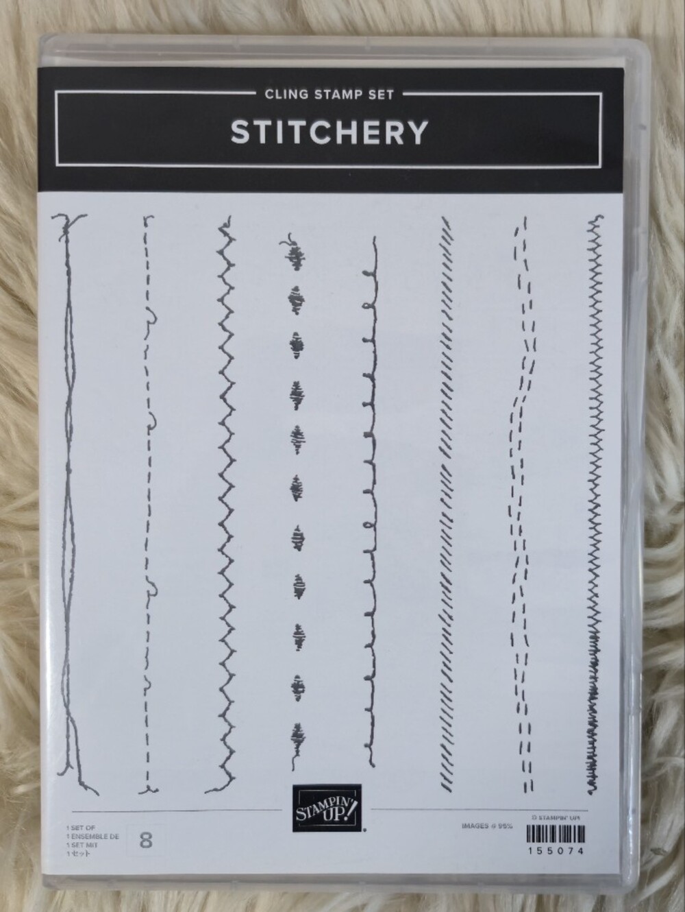 Stampin' Up! Stitchery Cling Stamp Set & Dies